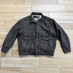 Mens G-III Authentic Bomber MA34112 Brown Jacket Coat - XL